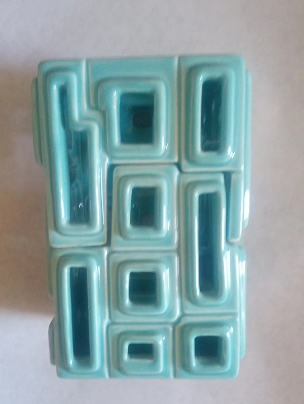 PARTY LITE Defuser And Wax Warmer Teal Blue - Picture 1 of 4